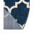 Ruri Geometric Dark Blue/Ivory Area Rug-651966697