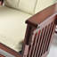 Chaise berçante en bois massif