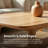 39.37" Mid Century Modern Solid Oak Coffee Table, Natural 2-Tier Design with Storage Shelf & Rounded Corners, Durable Living Room Table for Office & Apartment-1109176900
