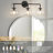 3-light Globe Glass Vanity Light