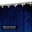 Rideau de douche étoilé avec 12 crochets Night Sky-1850174752