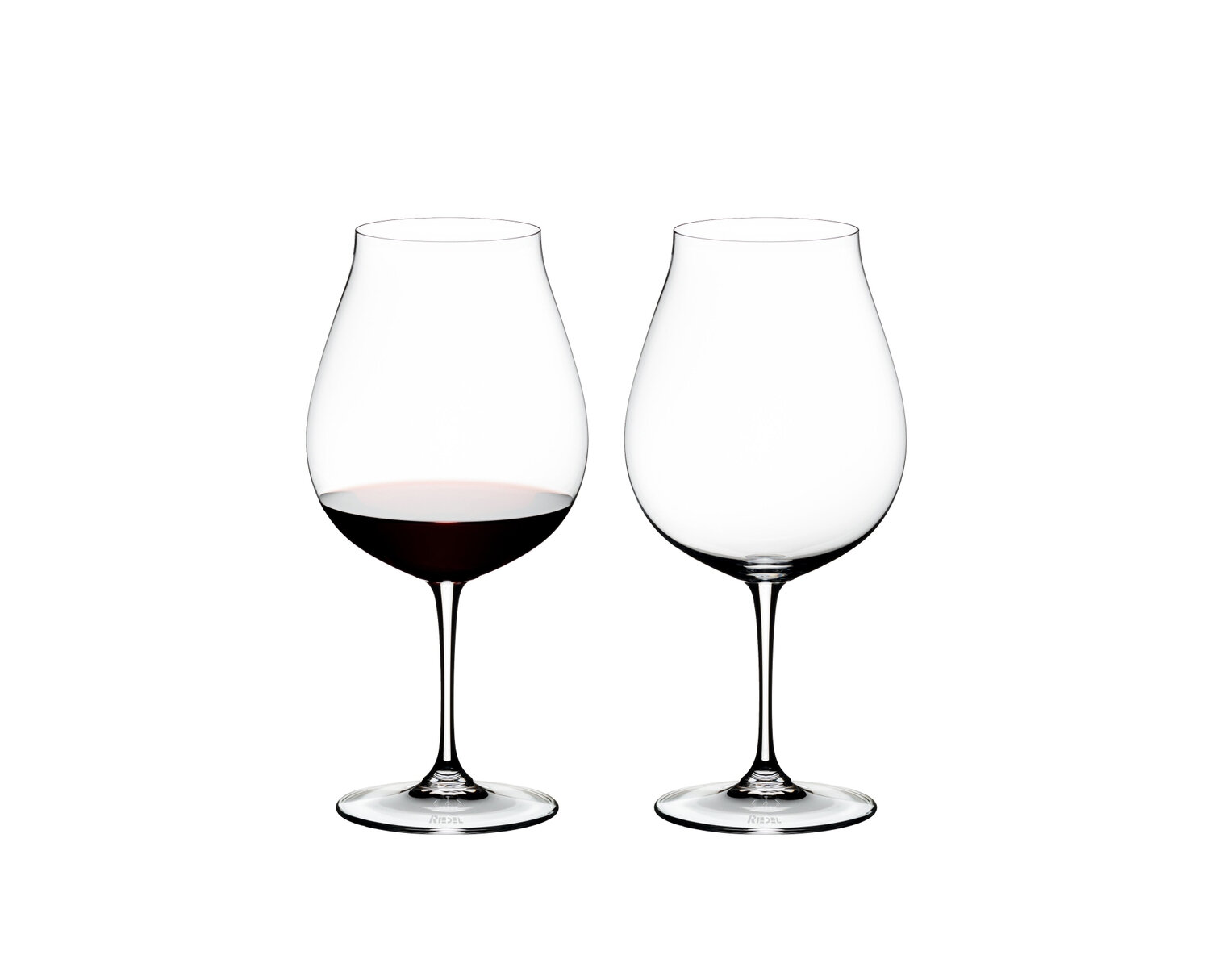 New Set of 2 Riedel Vinum Gold Rimmed Cabernet/Merlot Wine Glasses - No Box