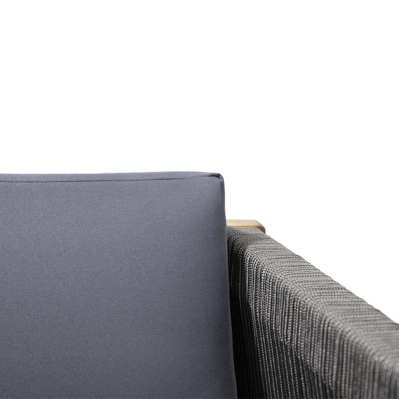Wood Club Chair For Outdoors (2 Chairs), Incorporating Modern Look With Weave And Water- Covers 2 Outdoor Classy Inner Padding Materials