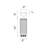 Marnell 5" Wide Chrome Wall Light for Bathrooms, 2-Light Sconce with E12 Bulb Base & Crystal Prisms – LED Compatible, BACL Certified
