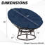 Chaise de patio avec coussins Papasan-942377474-955010281