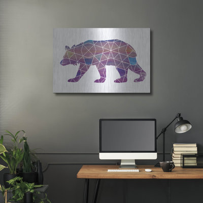 «Bear 4» par Erin Clark, art mural en métal