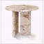 Table basse en marbre, petit accent de salon avec pierre véritable-475610830