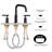 Widespread 2-handle Bathroom Faucet with Drain Assembly-96327393