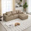 3 Seater Corduroy Sofa-700712681