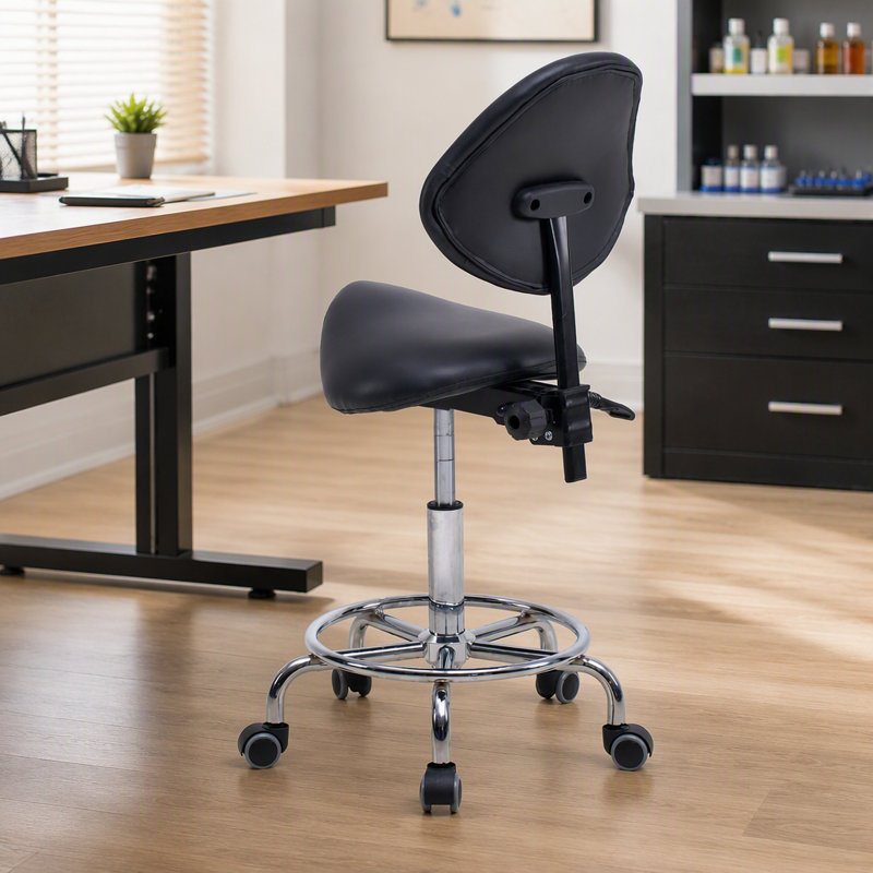Tabouret pivotant selle