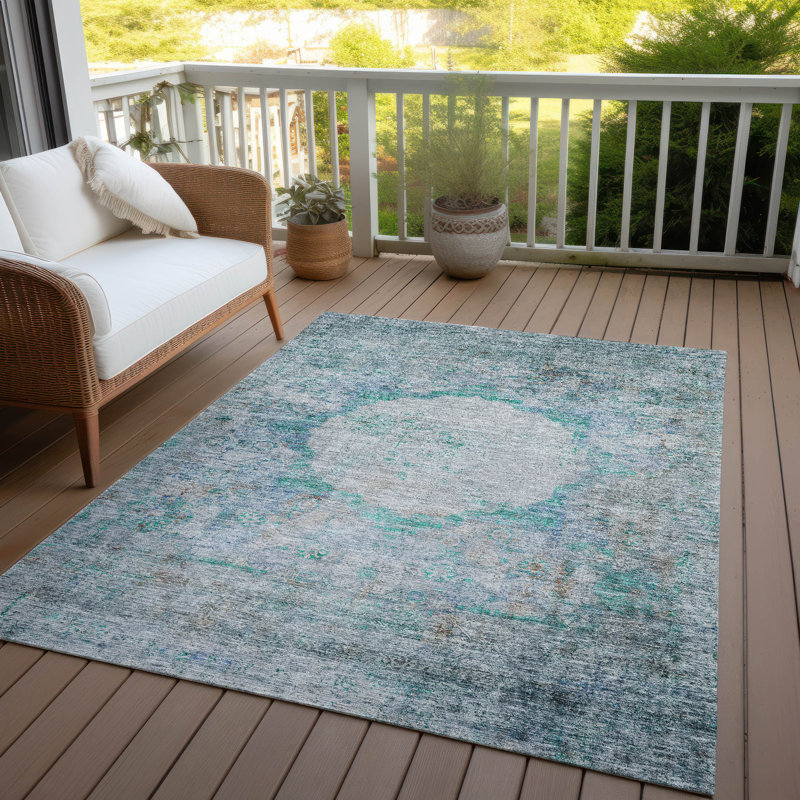 Tapis intérieur / extérieur Fresnel avec envers antidérapant, Rectangle 8 pi x 10 pi