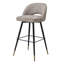 Cliff Swivel Upholstered Stool with Metal Frame-72767075-72767078
