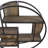 McComb 3 Piece Circle Mahogany Solid Wood Floating Shelf