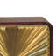 Avora Embossed 2 Drawer Chestnut Mykonos