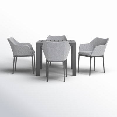 Georgiana Dining Set with Cushions by AllModern