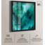 Art texturé bleu sarcelle texturé «I Shadowbox» par Art Remedy-115128132-115128133