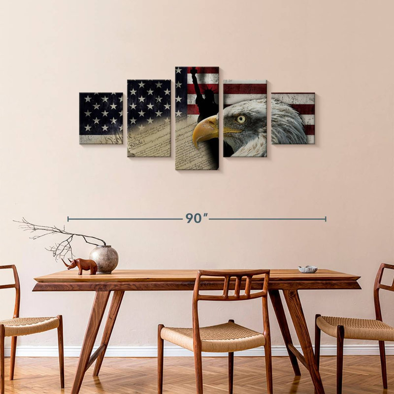 American Symbols, 36" H x 80" W