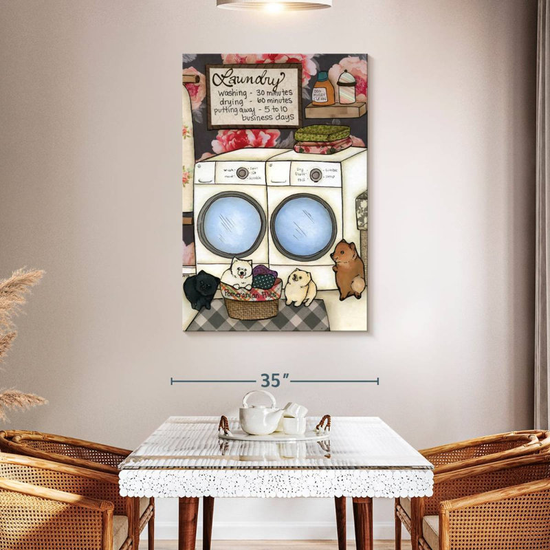 Brampt Pomeranian Piles, 48" H x 32" W