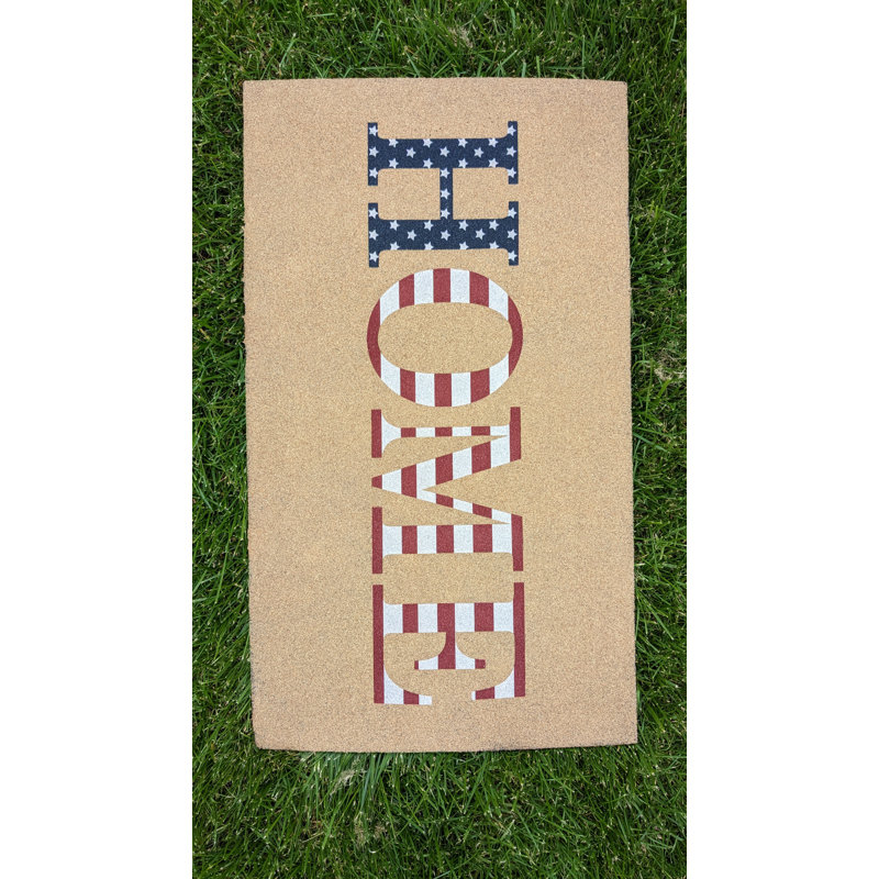 Tapis en fibre de coco naturel 28 po x 16 po, maison