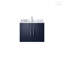 Meuble-lavabo de salle de bain 24 po X P 22 po D, dessus en marbre de Carrare et ensemble de robinet-711020301-711020302