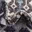 Tapis abstrait gris anthracite / bleu clair-71272565