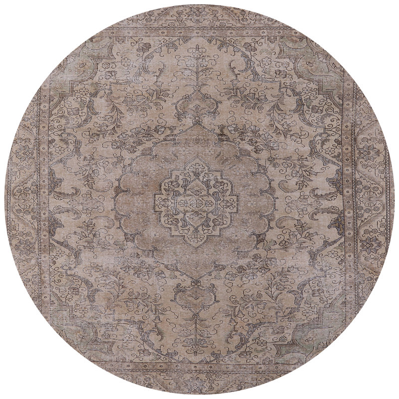 Rashida Oriental Indoor Rug, Round 6'