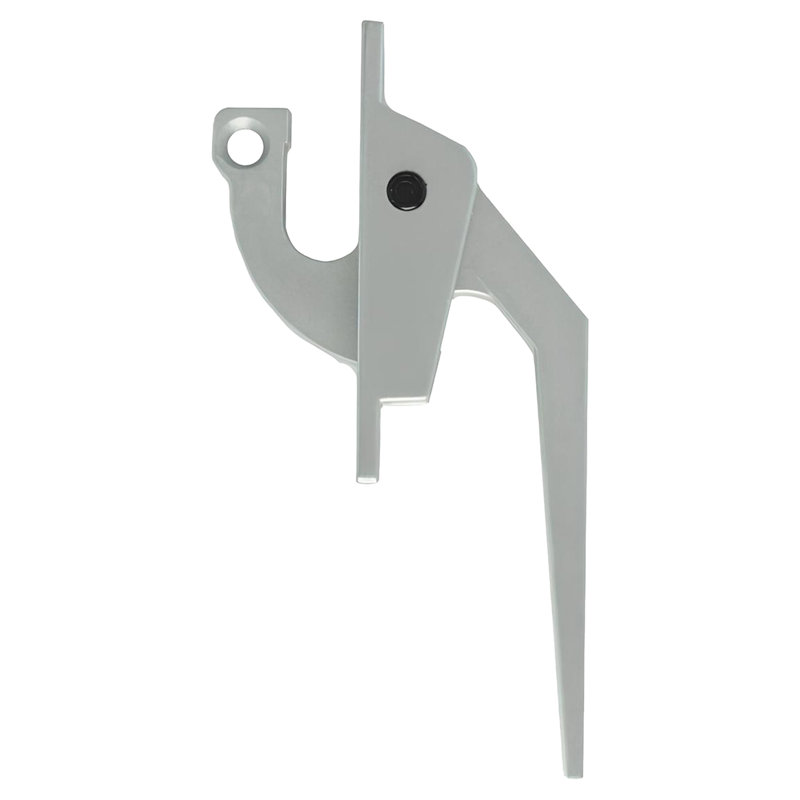 Finition en aluminium à poignée verrouillable Brixwell 34-84-7, Gris