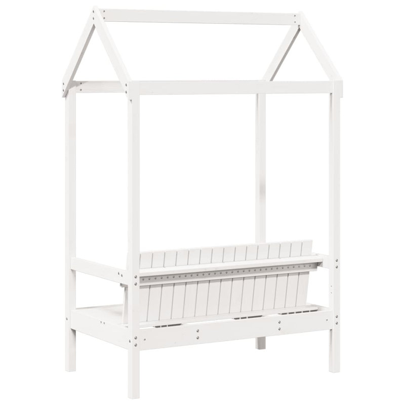 Ingigerth Solid Wood Bench, White