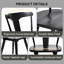Chaise en bois massif Brannagh avec dossier en forme de Y de 19,3 po de largeur et de style scandinave moderne-836481055