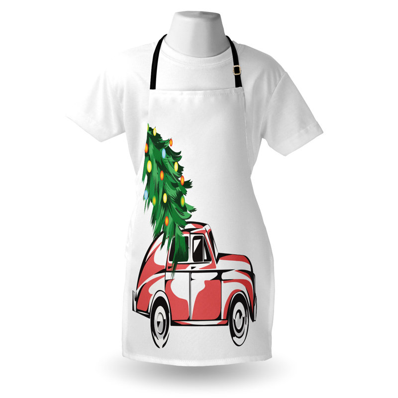 Christmas No Pattern Bib Apron