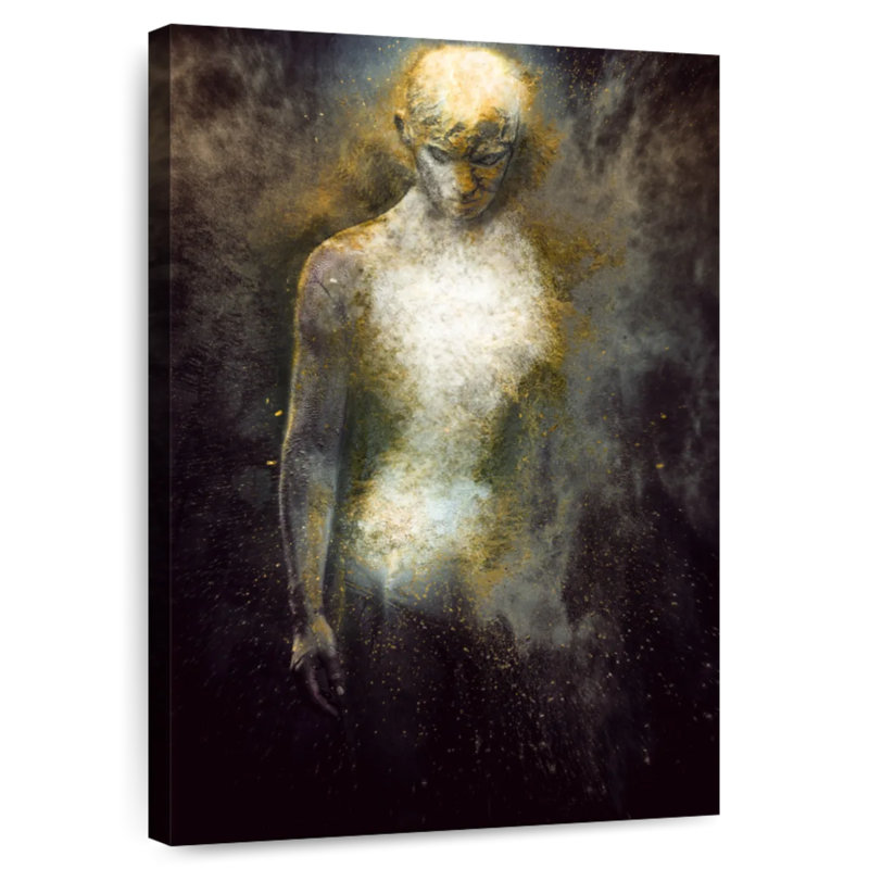 Leisha Human Abstract, 51" H x 34" W