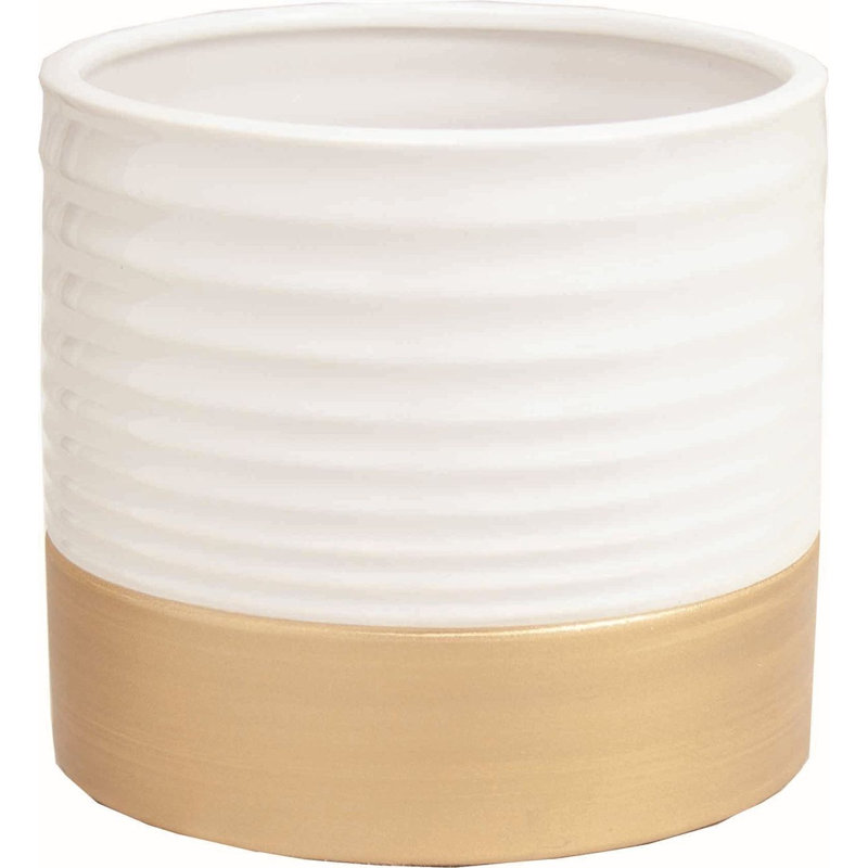 Bickley Ceramic Pot Planter, 4.3" H x 4.7" W x 4.7" D