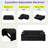 3 In 1 Convertible Sleeper Sofa Bed With Reclining Backrest, Pillows And Side Pockets-1096846723
