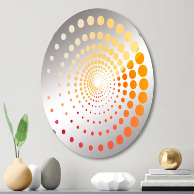 Miroir mural oval
