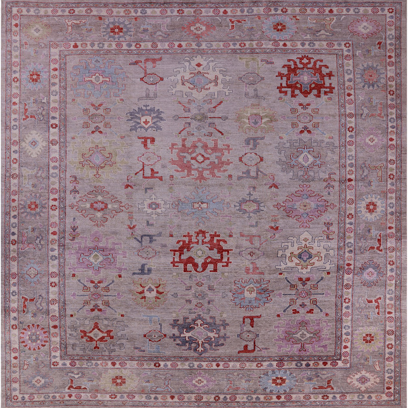 Oriental Indoor Rug, Square 5'