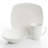 Zen Buffetware 12 Piece Dinnerware Set, White