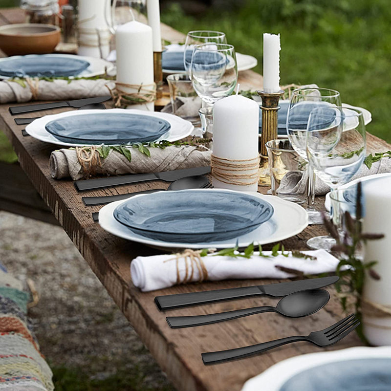 Latitude Run® Wataga Stainless Steel Flatware Set - Service for 4