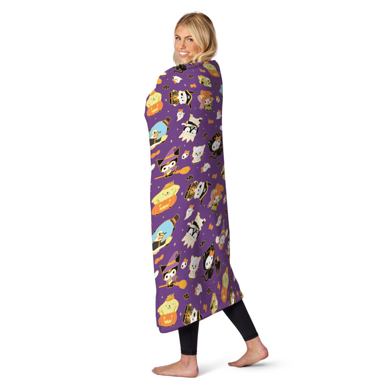 Machine Printed Throw Blanket