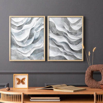ABSTRACT Series CDLV III - Reproduction encadrée de qualité supérieure - prête à être accrochée - aucun clou requis - aucun clou requis