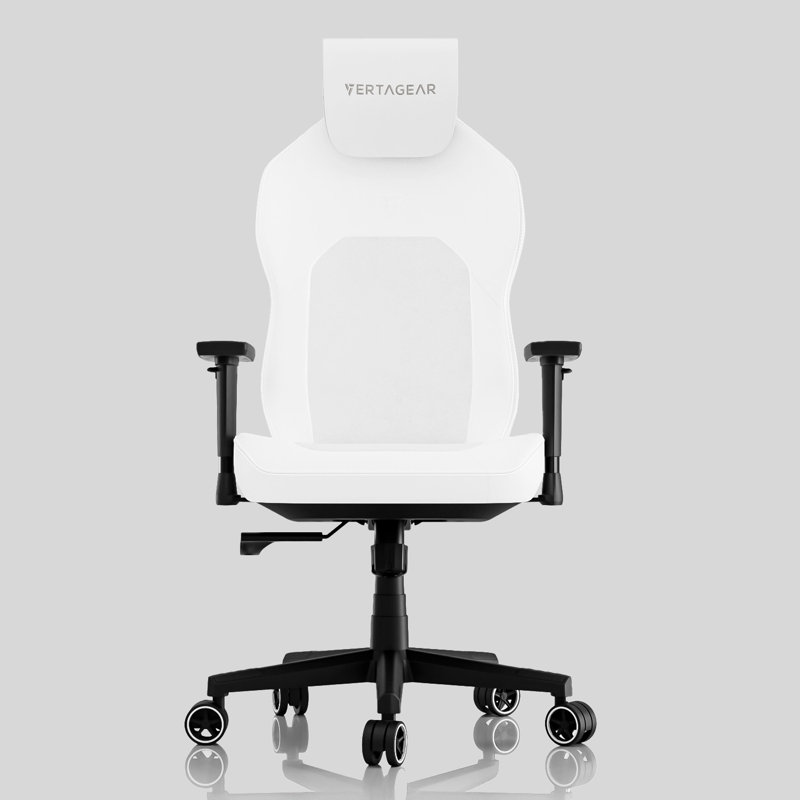  SL1800 White/Black Ergonomic Features Gaming/Office Chair, White