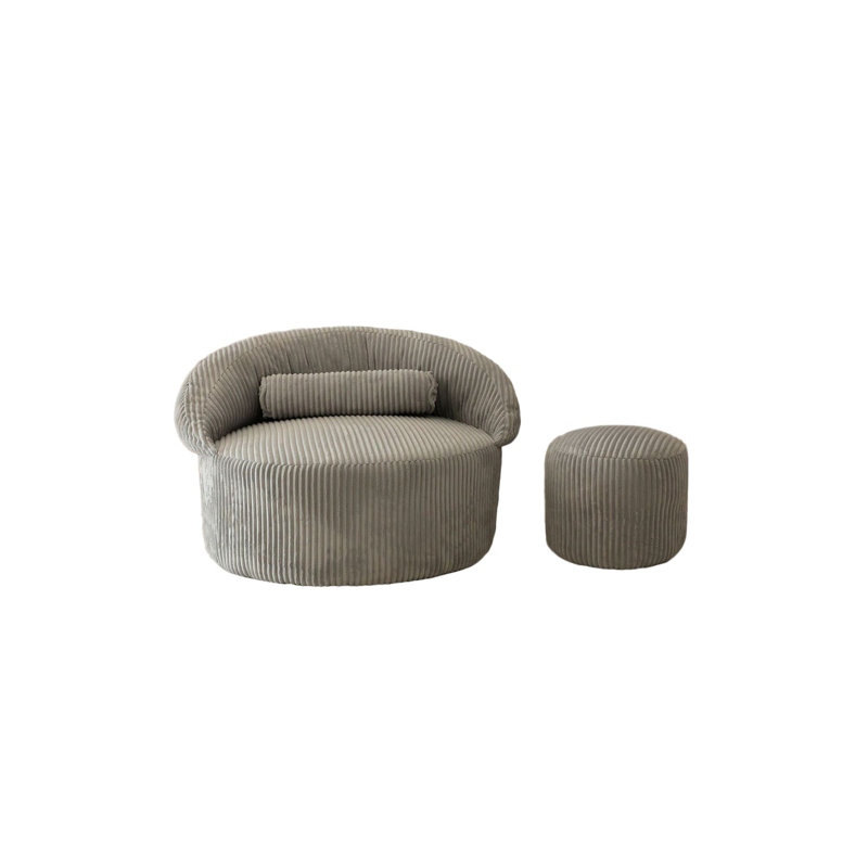 Ensemble de canapé et pouf 1 place