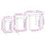 Petite table gigogne empilable Vidaxl