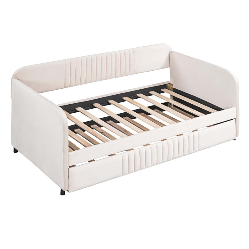 Upholstered Daybed, Beige