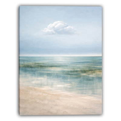 Ivory Water Wrapped Canvas Wall Art