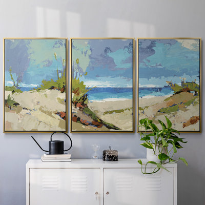 Dunes II, reproduction sur toile 3 pièces