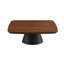 Ensemble de tables basses 2 pièces Eason Noyer et noir