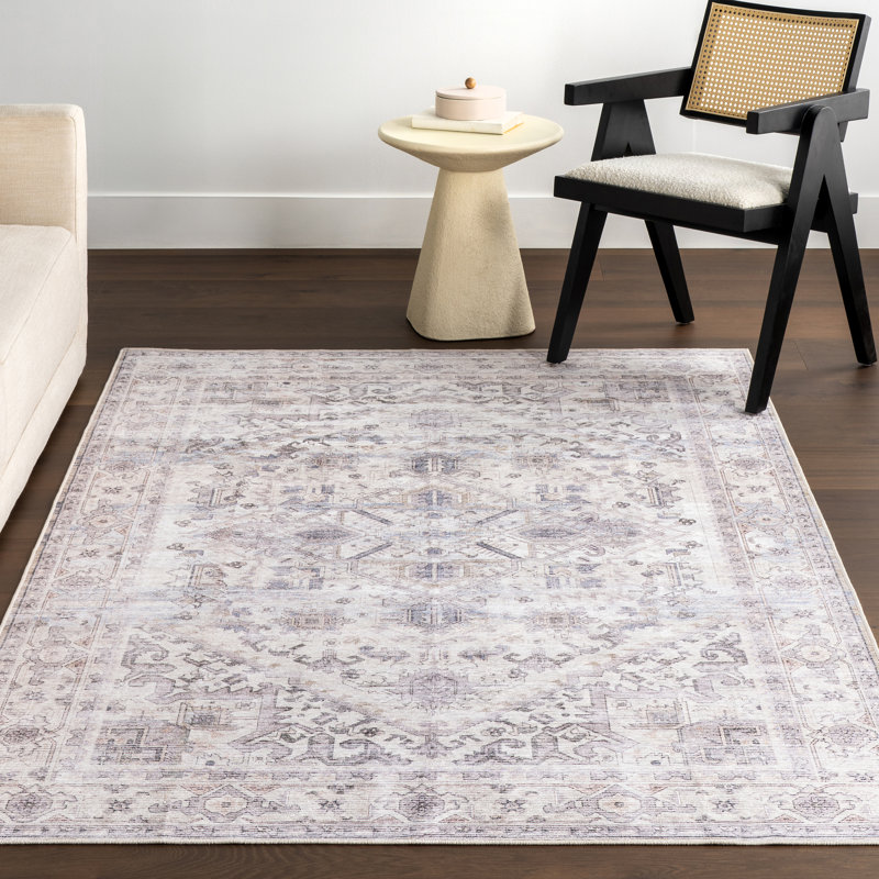 Tapis lavable à la machine Kaleen Medallion, Rectangle 4 pi x 6 pi