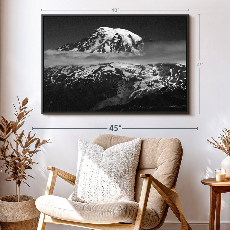 " Mount Rainier Nightfall ", 40" H x 27" W