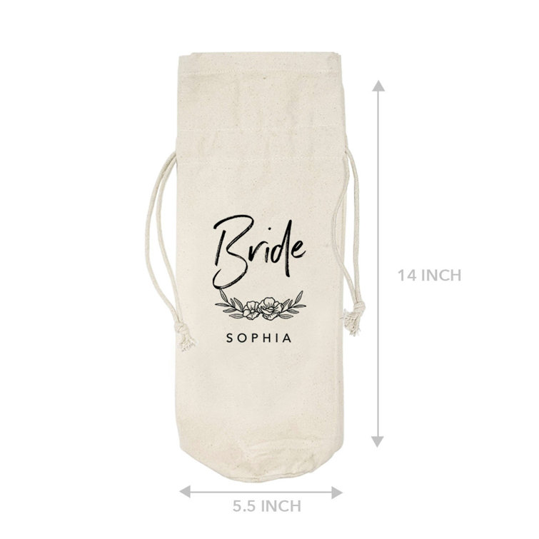 Koyal Wholesale Happy Birthday Wine Bag, You''re Vintage Wine Bottle Cover,  Canvas Wine Bag, 1-Pack