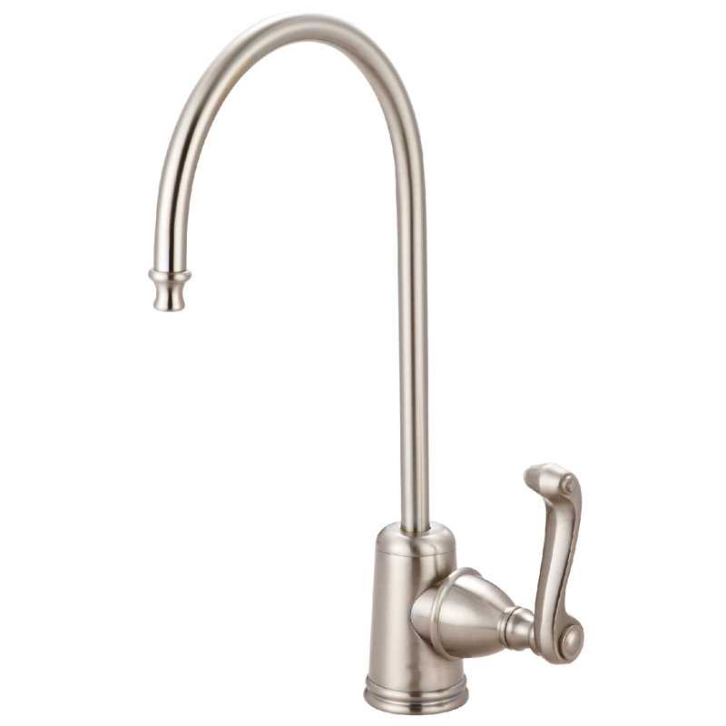 Kingston Brass Royale Single-Handle 1-Hole Deck Mount Water Filtration Faucet, Brushed Nickel